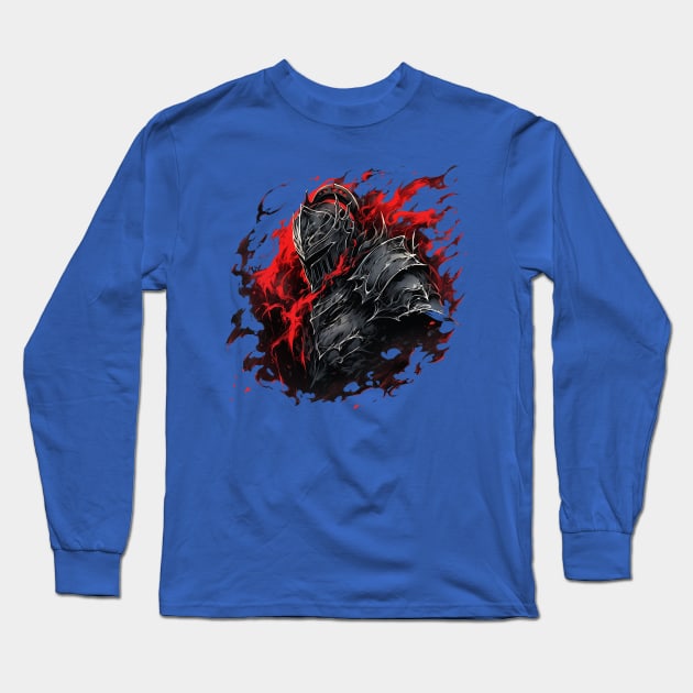 dark soul Long Sleeve T-Shirt by lets find pirate